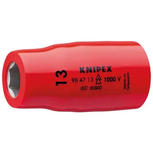 Hex Socket, 1/2" Drive-1000V, 13 mm Hex Socket, 1/2" Drive-1000V, 13 mm