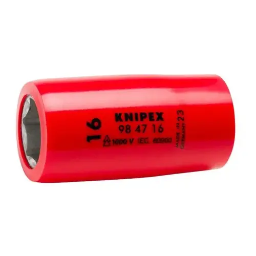Hex Socket, 1/2" Drive-1000V, 16 mm Hex Socket, 1/2" Drive-1000V, 16 mm