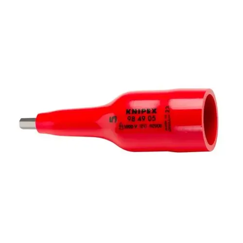 Hex Socket, 1/2" Drive-1000V, 5 mm, 3" Hex Socket, 1/2" Drive-1000V, 5 mm, 3"