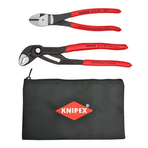 2 Pc Cobra and Diagonal Cutters Set with Keeper 2 Pc Cobra and Diagonal Cutters Set with Keeper