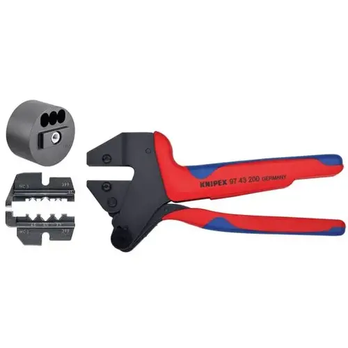 Crimp System Pliers & Die: MC3 Multi Contact & Locator Packaged In Plastic Case Crimp System Pliers & Die: MC3 Multi Contact & Locator Packaged In Plastic Case