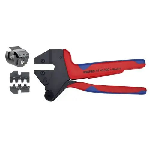 Crimp System Pliers & Die: MC4 Multi Contact & Locator Packaged In Plastic Case Crimp System Pliers & Die: MC4 Multi Contact & Locator Packaged In Plastic Case