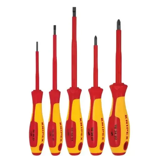 5 Pc Screwdriver Set-1000V Insulated 5 Pc Screwdriver Set-1000V Insulated