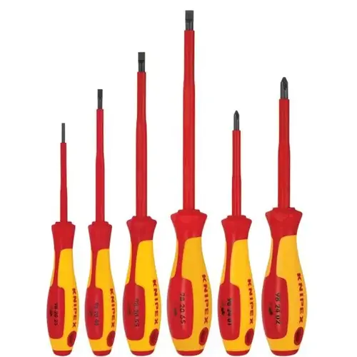 6 Pc Screwdriver Set-1000V Insulated 6 Pc Screwdriver Set-1000V Insulated