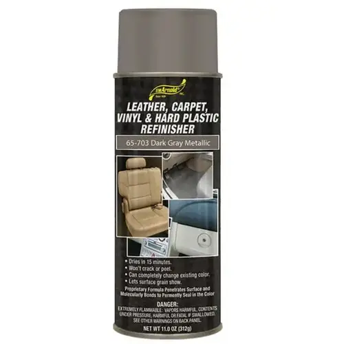 AERO REFIN MET DK GRAY Leather,Vinyl,Carpet Refinisher AERO REFIN MET DK GRAY Leather,Vinyl,Carpet Refinisher