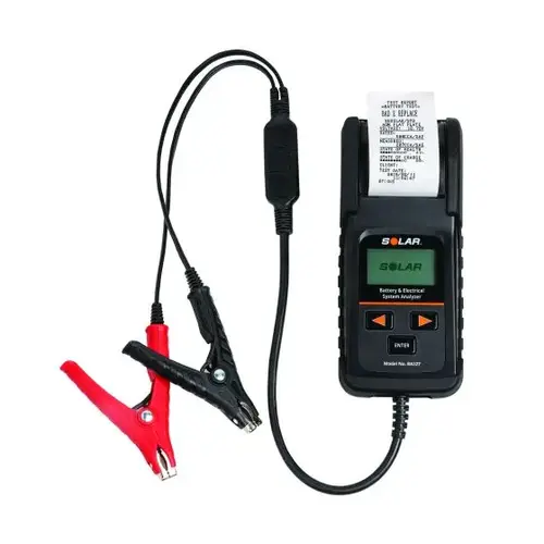 12 Volt Digital Battery and System Tester with Integrated Printer 12 Volt Digital Battery and System Tester with Integrated Printer