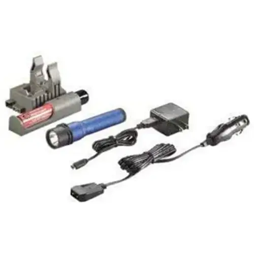 Strion LED Bright and Compact Rechargeable Flashlight - Blue Strion LED Bright and Compact Rechargeable Flashlight - Blue