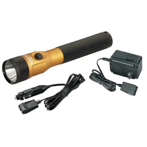 Stinger LED Bright Rechargeable Handheld Flashlight - Orange Stinger LED Bright Rechargeable Handheld Flashlight - Orange