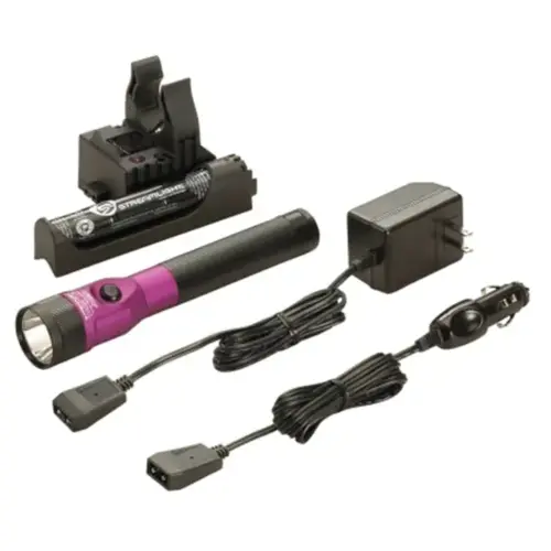 Stinger LED Bright Rechargeable Handheld Flashlight - Purple Stinger LED Bright Rechargeable Handheld Flashlight - Purple