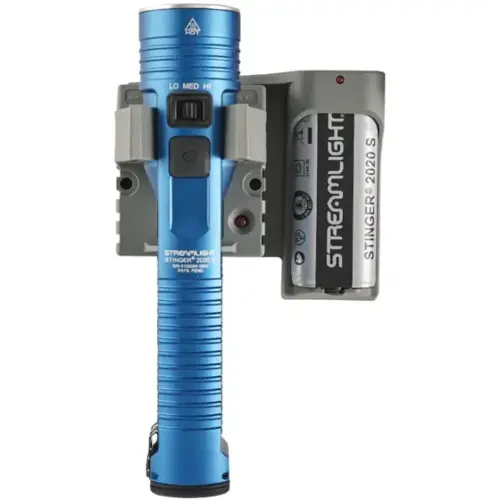 Stinger 2020 S 2000 Lumen Rechargeable Flashlight with Piggyback - Blue Stinger 2020 S 2000 Lumen Rechargeable Flashlight with Piggyback - Blue