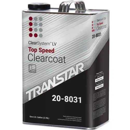 TRANSTAR 20-8031 ClearSystem LV Top Speed Clearcoat Gallon - 20-8031 TRANSTAR 20-8031 ClearSystem LV Top Speed Clearcoat Gallon - 20-8031