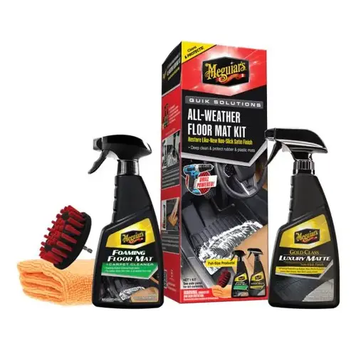 Meguiar S Quik Solutions All-Weather Floor Mat Kit Meguiar S Quik Solutions All-Weather Floor Mat Kit