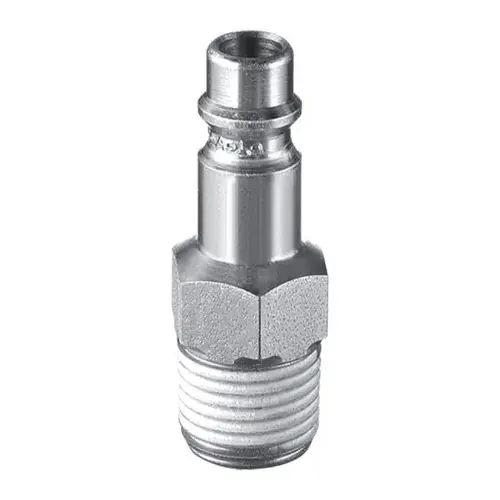 Prevost 3/8" high flow male plug. 3/8" NPT. Teflon coated thread. Prevost 3/8" high flow male plug. 3/8" NPT. Teflon coated thread.