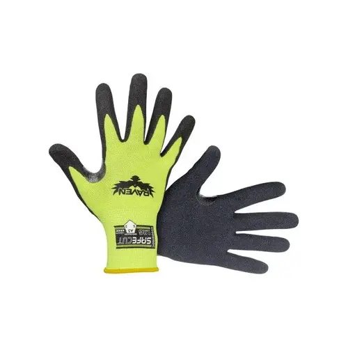 Raven Safecut A3 Sandy Nitrile Hi-Viz Glove Raven Safecut A3 Sandy Nitrile Hi-Viz Glove
