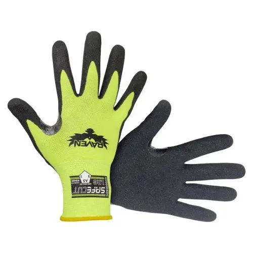 Raven Safecut A3 Sandy Nitrile Hi-Viz Glove Raven Safecut A3 Sandy Nitrile Hi-Viz Glove