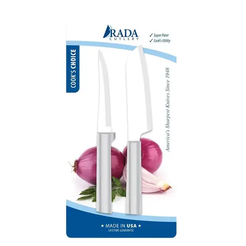 Rada Cutlery Cook's Choice Gift Set, 2-Piece, High-Carbon Stainless Steel, Silver Rada Cutlery Cook's Choice Gift Set, 2-Piece, High-Carbon Stainless Steel, Silver
