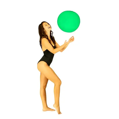 PoolCandy Illuminated Beach Ball, 13-3/4 in Dia PoolCandy Illuminated Beach Ball, 13-3/4 in Dia