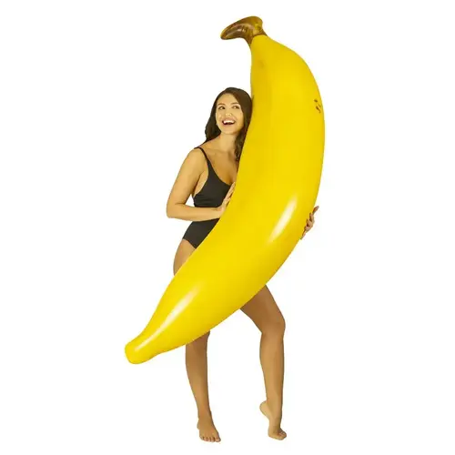 PoolCandy Pool Raft, Inflatable Profile, Banana, PVC PoolCandy Pool Raft, Inflatable Profile, Banana, PVC