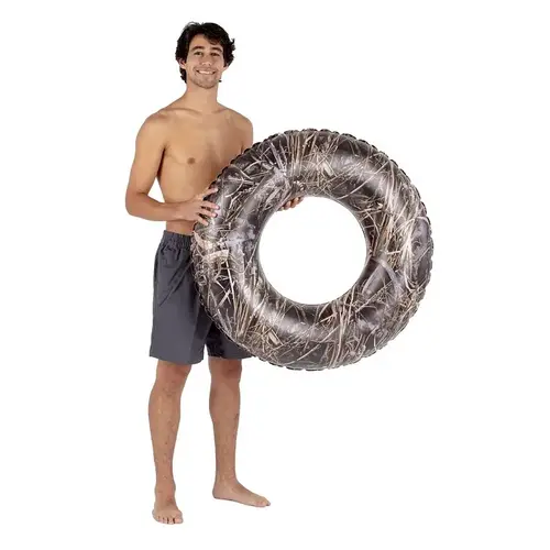 PoolCandy RealTree Max 7 Series Pool Tube, Inflatable Profile, Circular, PVC, Camo PoolCandy RealTree Max 7 Series Pool Tube, Inflatable Profile, Circular, PVC, Camo