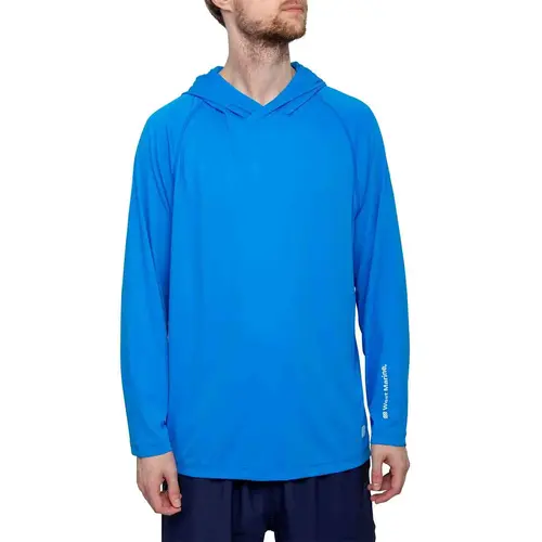 Men's Solid Performance Fishing Hooded Shirt Men's Solid Performance Fishing Hooded Shirt