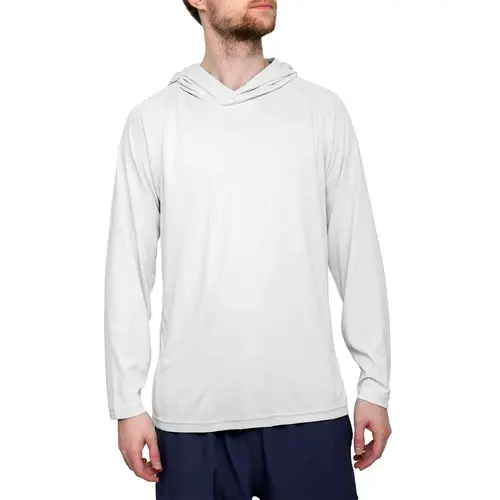 Men's Solid Performance Fishing Hooded Shirt Men's Solid Performance Fishing Hooded Shirt