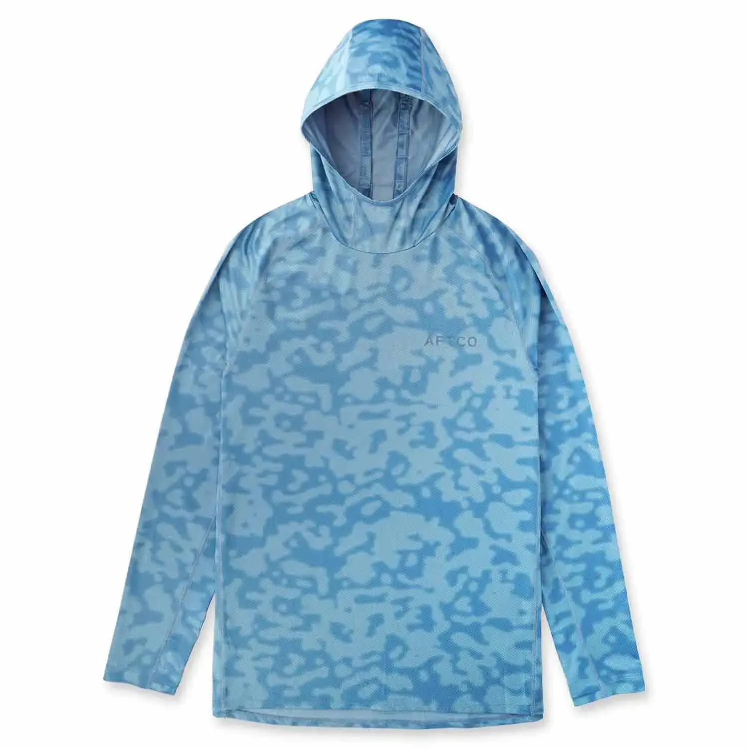 AFTCO Mens Adapt Hooded Shirt M63163-BLUC-M