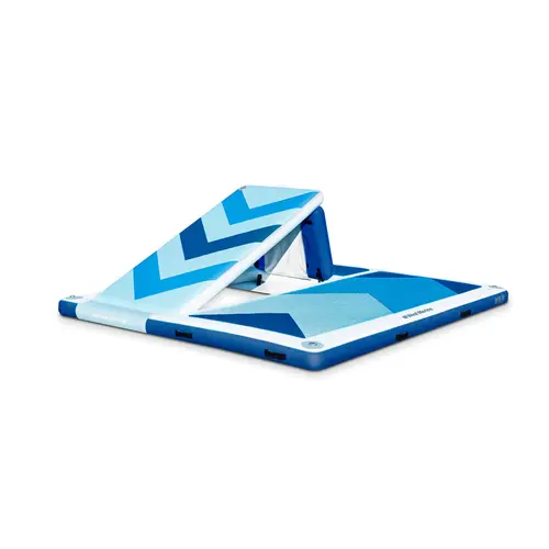 Floating Slide Dock Kit 10 ft x 8 ft x 6" Inflatable Platform Floating Slide Dock Kit 10 ft x 8 ft x 6" Inflatable Platform