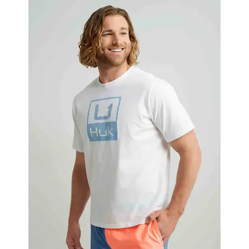 Men's Huk Stacked Logo Shirt Men's Huk Stacked Logo Shirt