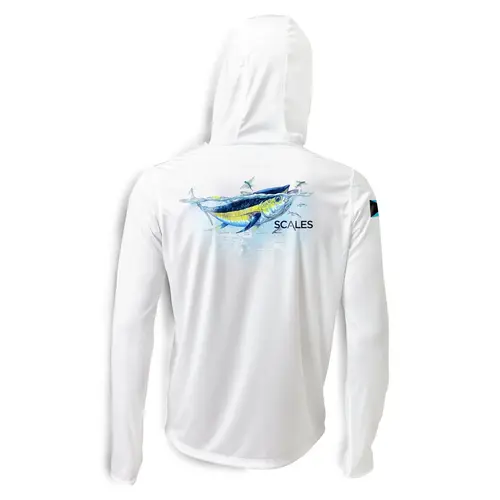Men's Tuna Frenzy Hooded Performance Shirt Men's Tuna Frenzy Hooded Performance Shirt
