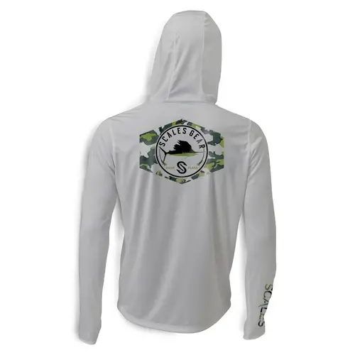 Men's Sail Camo Hooded Performance Shirt Men's Sail Camo Hooded Performance Shirt