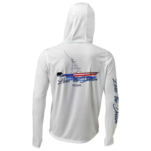 Men's Living the Dream Hooded Shirt Men's Living the Dream Hooded Shirt