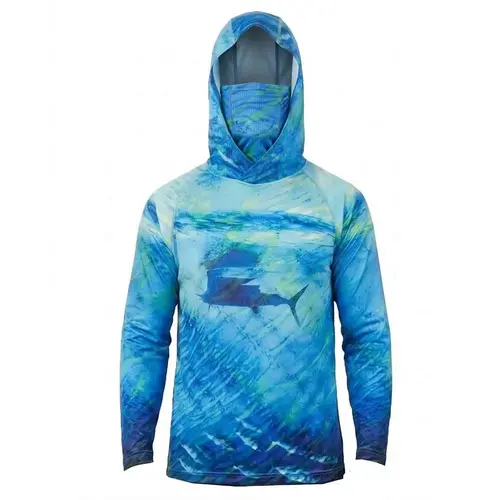 Men's Billfish Hooded Gaiter Shirt Men's Billfish Hooded Gaiter Shirt
