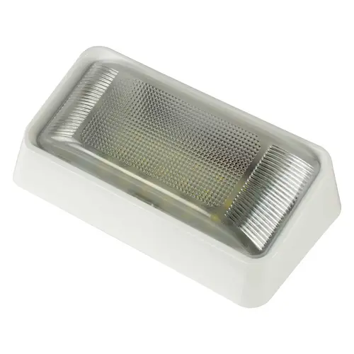 LED Rectangular Porch and Utility Light with On/Off Switch Clear LED Rectangular Porch and Utility Light with On/Off Switch Clear