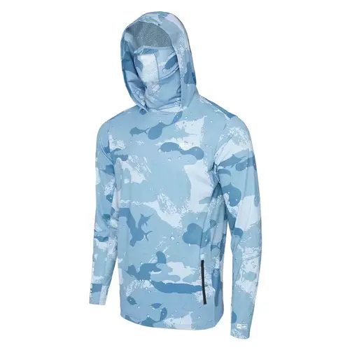 Men's Brush Camo Exo-Tech Hooded Shirt Men's Brush Camo Exo-Tech Hooded Shirt