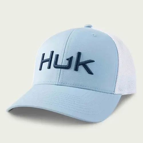 HUK Embroidered 110 Trucker Hat LIGHT BLUE HUK Embroidered 110 Trucker Hat LIGHT BLUE