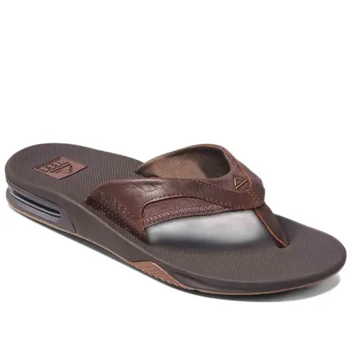 Men's Leather Fanning Flip-Flop Sandals Men's Leather Fanning Flip-Flop Sandals