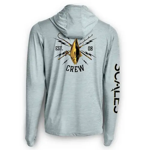 Men's Blue Gold Chasing Latitudes Premium Hooded Shirt Men's Blue Gold Chasing Latitudes Premium Hooded Shirt