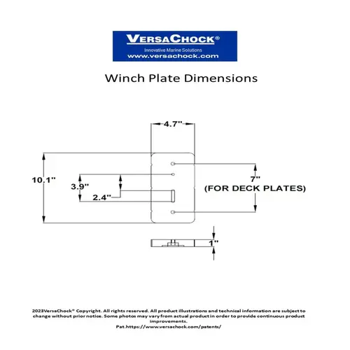 Winch Plate For Electric Winches Winch Plate For Electric Winches