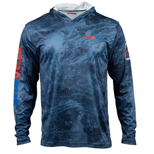 Men's Hooded Realtree Camo UPF Shirt Men's Hooded Realtree Camo UPF Shirt