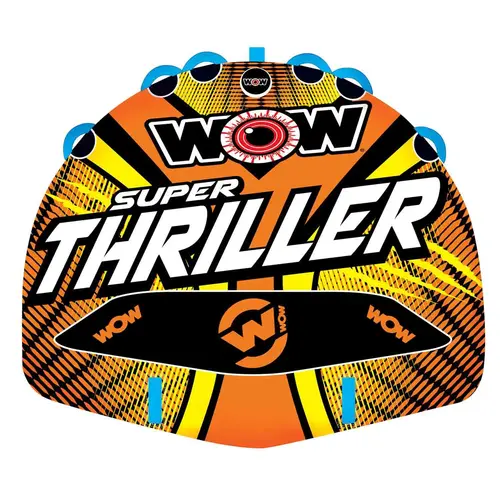 Super Thriller 1-3 Person Deck Style Towable Tube Super Thriller 1-3 Person Deck Style Towable Tube