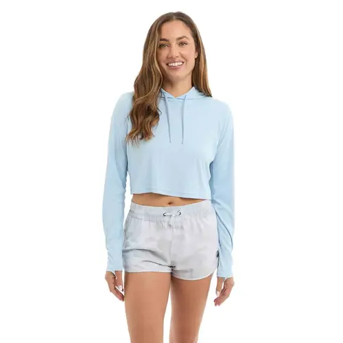 Women's VaporTek Cropped Hooded Shirt Women's VaporTek Cropped Hooded Shirt