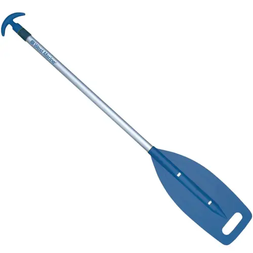 48" to 72" Telescoping Paddle and Boat Hook Blue 48" to 72" Telescoping Paddle and Boat Hook Blue