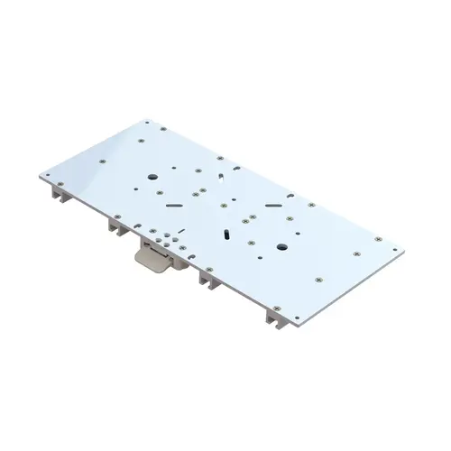 Low Profile Adjustable Seat Slide 11 1/8" x 24" Silver Low Profile Adjustable Seat Slide 11 1/8" x 24" Silver
