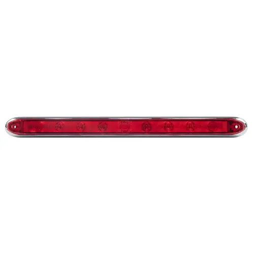 LED Low-Profile Stop/Tail/Turn Trailer Light Bar with Chrome Bezel Red LED Low-Profile Stop/Tail/Turn Trailer Light Bar with Chrome Bezel Red