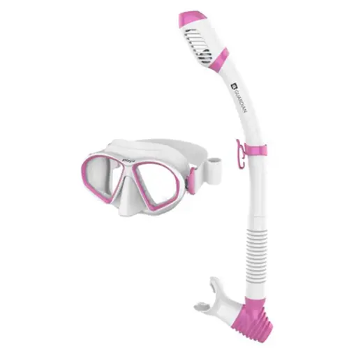 PLAYA Snorkel Mask Combo, Pink and White PLAYA Snorkel Mask Combo, Pink and White