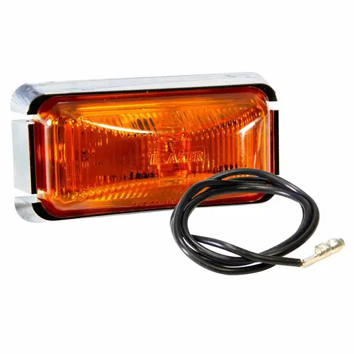 2 1/2" LED Sealed Rectangular Clearance/Side Marker Trailer Light Kit with Reflex, Amber 2 1/2" LED Sealed Rectangular Clearance/Side Marker Trailer Light Kit with Reflex, Amber