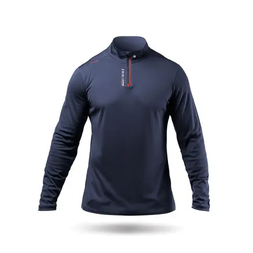 Men's UV Active High Zip Collar Top Men's UV Active High Zip Collar Top