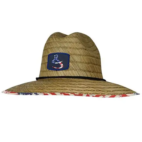 American Lifeguard Straw Fishing Hat American Lifeguard Straw Fishing Hat