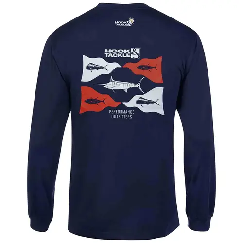 Men's Fish Flags UV Fishing Shirt Men's Fish Flags UV Fishing Shirt