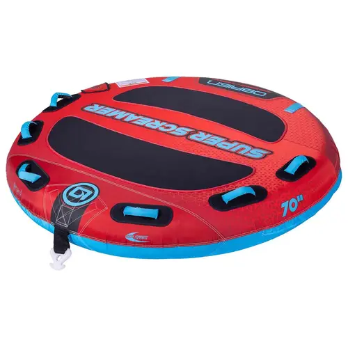 O'Brien Super Screamer 2-Person Towable Tube Red O'Brien Super Screamer 2-Person Towable Tube Red